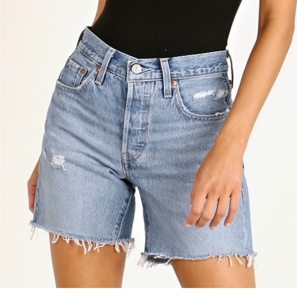 LEVI'S LUXOR STREET 501 MID THIGH SHORTS